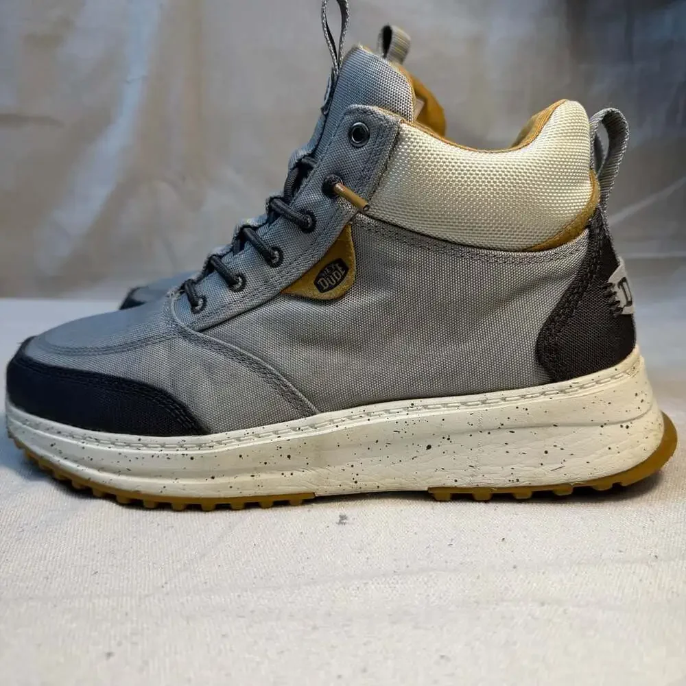 Hey Dude Tahoe Nylon Boot Size 12M Gray